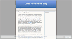 Desktop Screenshot of jintoreedwine.wordpress.com