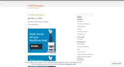 Desktop Screenshot of giallobanana.wordpress.com