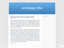 Tablet Screenshot of jombelajargitar.wordpress.com
