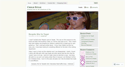 Desktop Screenshot of childstyle.wordpress.com