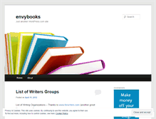 Tablet Screenshot of envybooks.wordpress.com