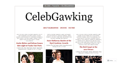 Desktop Screenshot of celebgawking.wordpress.com