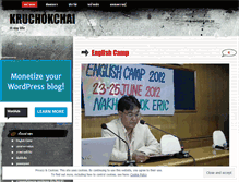 Tablet Screenshot of kruchokchai.wordpress.com