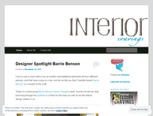 Tablet Screenshot of interiorcravings.wordpress.com