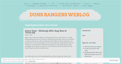 Desktop Screenshot of dunsrangers.wordpress.com