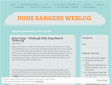 Tablet Screenshot of dunsrangers.wordpress.com