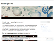 Tablet Screenshot of fisiologialieve.wordpress.com