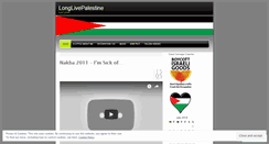 Desktop Screenshot of longlivepalestine.wordpress.com