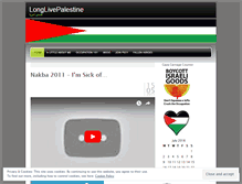 Tablet Screenshot of longlivepalestine.wordpress.com