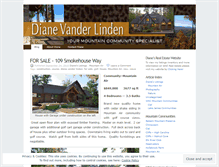 Tablet Screenshot of dianevanderlinden.wordpress.com