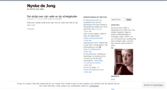 Desktop Screenshot of nynkedejong.wordpress.com