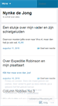Mobile Screenshot of nynkedejong.wordpress.com