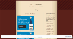 Desktop Screenshot of miller6pack.wordpress.com