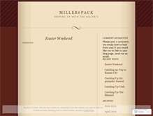 Tablet Screenshot of miller6pack.wordpress.com