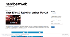 Desktop Screenshot of nerdbeat.wordpress.com