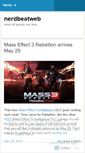 Mobile Screenshot of nerdbeat.wordpress.com