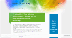 Desktop Screenshot of nursingstudents417.wordpress.com