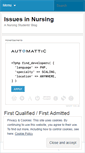 Mobile Screenshot of nursingstudents417.wordpress.com