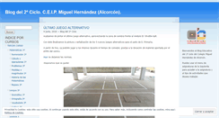 Desktop Screenshot of miguelhernandez2ciclo.wordpress.com