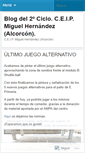 Mobile Screenshot of miguelhernandez2ciclo.wordpress.com