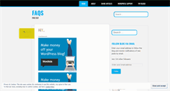 Desktop Screenshot of frequentlyaskquestions.wordpress.com
