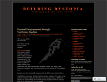 Tablet Screenshot of buildingdystopia.wordpress.com