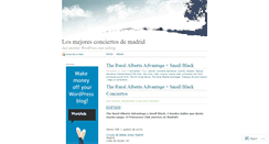 Desktop Screenshot of conciertomadrid.wordpress.com