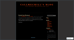 Desktop Screenshot of callmechill.wordpress.com