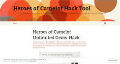 Desktop Screenshot of heroesofcamelothacked.wordpress.com