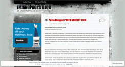 Desktop Screenshot of enjangpagi.wordpress.com