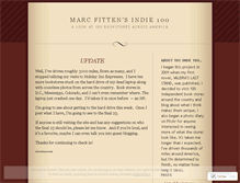 Tablet Screenshot of indie100mfitten.wordpress.com