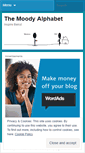 Mobile Screenshot of moodyalphabet.wordpress.com