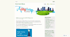 Desktop Screenshot of citylive.wordpress.com