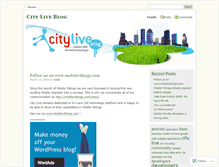 Tablet Screenshot of citylive.wordpress.com