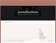 Tablet Screenshot of jasondkaufman.wordpress.com