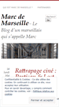 Mobile Screenshot of marcdemarseille.wordpress.com