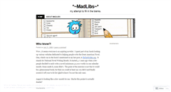 Desktop Screenshot of madlibs.wordpress.com