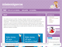 Tablet Screenshot of mismoniquecos.wordpress.com