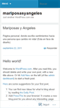 Mobile Screenshot of mariposasyangeles.wordpress.com