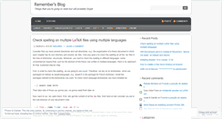 Desktop Screenshot of lembra.wordpress.com