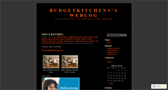 Desktop Screenshot of budgetkitchens.wordpress.com