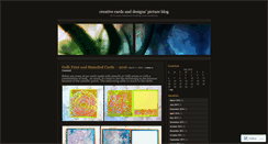 Desktop Screenshot of creativecardsanddesigns.wordpress.com