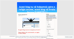 Desktop Screenshot of invatadespredumnezeu.wordpress.com