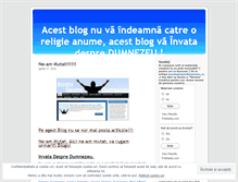 Tablet Screenshot of invatadespredumnezeu.wordpress.com