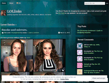 Tablet Screenshot of lollinks.wordpress.com