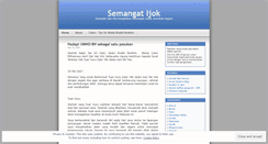 Desktop Screenshot of ijok2007.wordpress.com