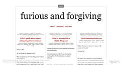 Desktop Screenshot of furiousandforgiving.wordpress.com