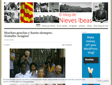 Tablet Screenshot of nievesibeas.wordpress.com