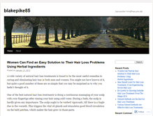 Tablet Screenshot of blakepike85.wordpress.com
