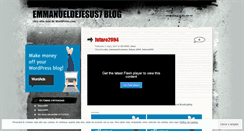 Desktop Screenshot of enmanueldejesus7.wordpress.com